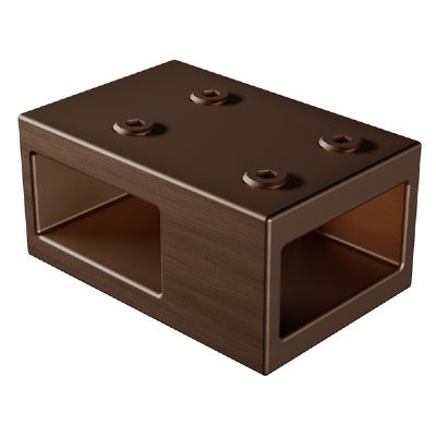 TAILORED T18 BRUSHED BRONZE WETROOM T-PIECE, 7111